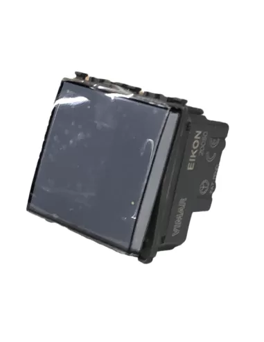 Vimar 20050 1P N° 10A Bouton de plaque grise